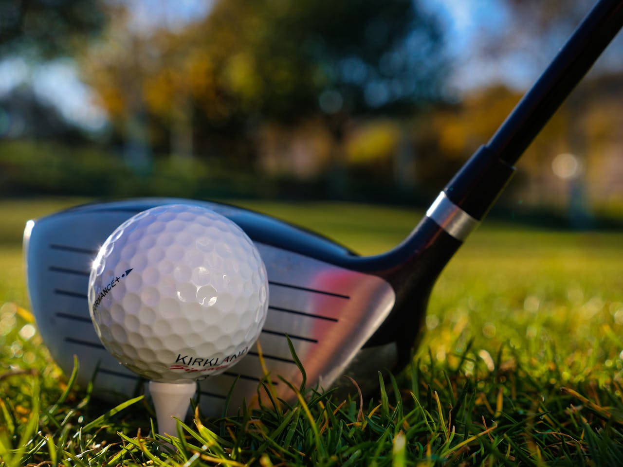 my-qualifications Detailed close-up of a golf ball and club on lush green grass. Perfect for sports enthusiasts.